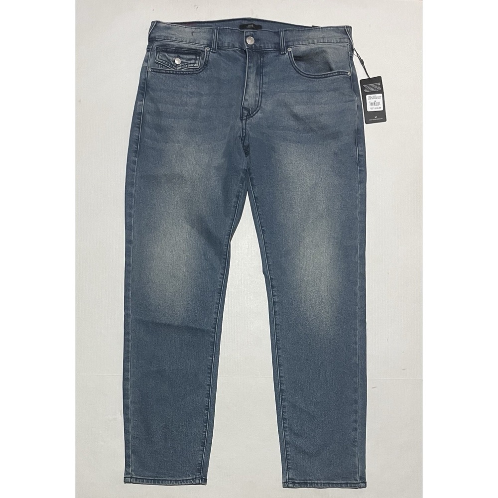 TRUE RELIGION GENO RELAXED SLIM SN FLAP 700595 JEANS MENS SIZE 36 x 32 $159 NWT